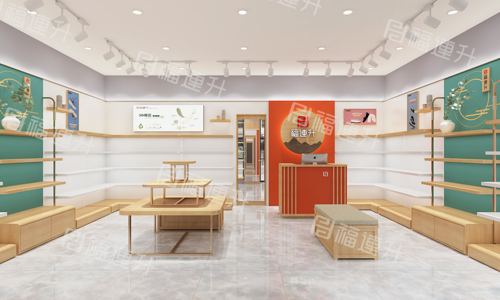 福連升健康舒適休閑鞋、老北京布鞋店面效果圖2