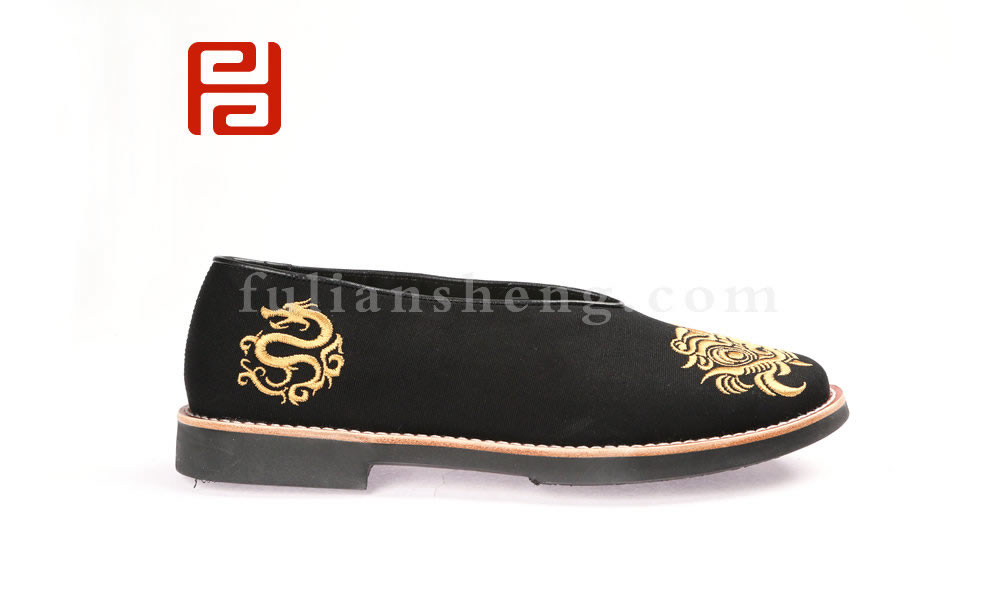 福連升老北京布鞋春棉麻刺繡休閑透氣民族風(fēng)復(fù)古單鞋圖片