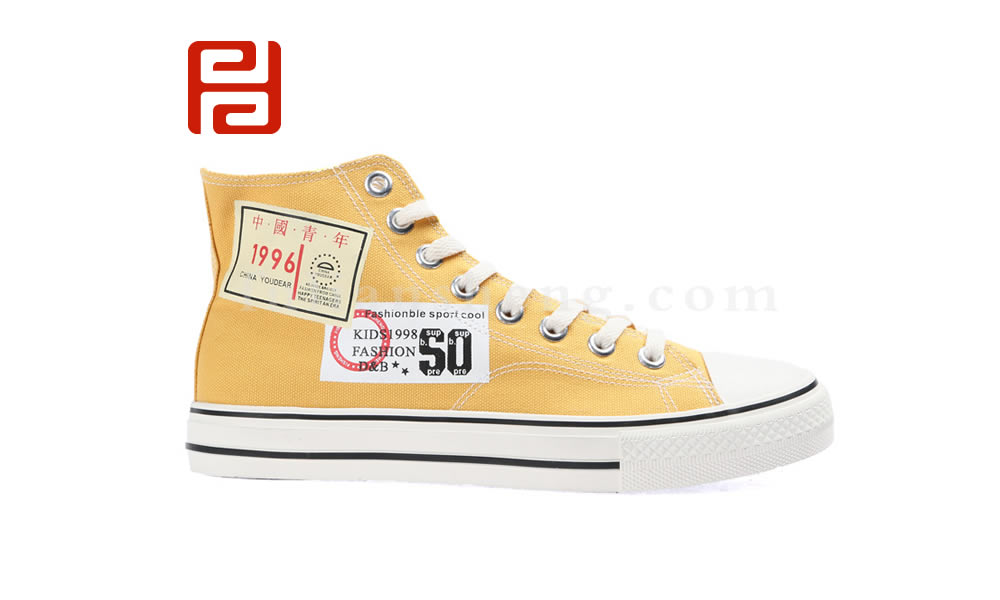 福連升高幫帆布鞋男鞋 休閑百搭復(fù)古鞋子圖片