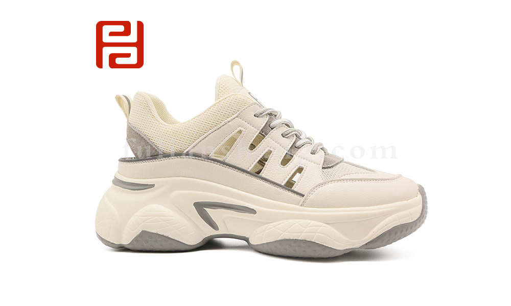 福連升休閑運(yùn)動女鞋時(shí)尚百搭透氣舒適潮鞋老爹鞋圖片