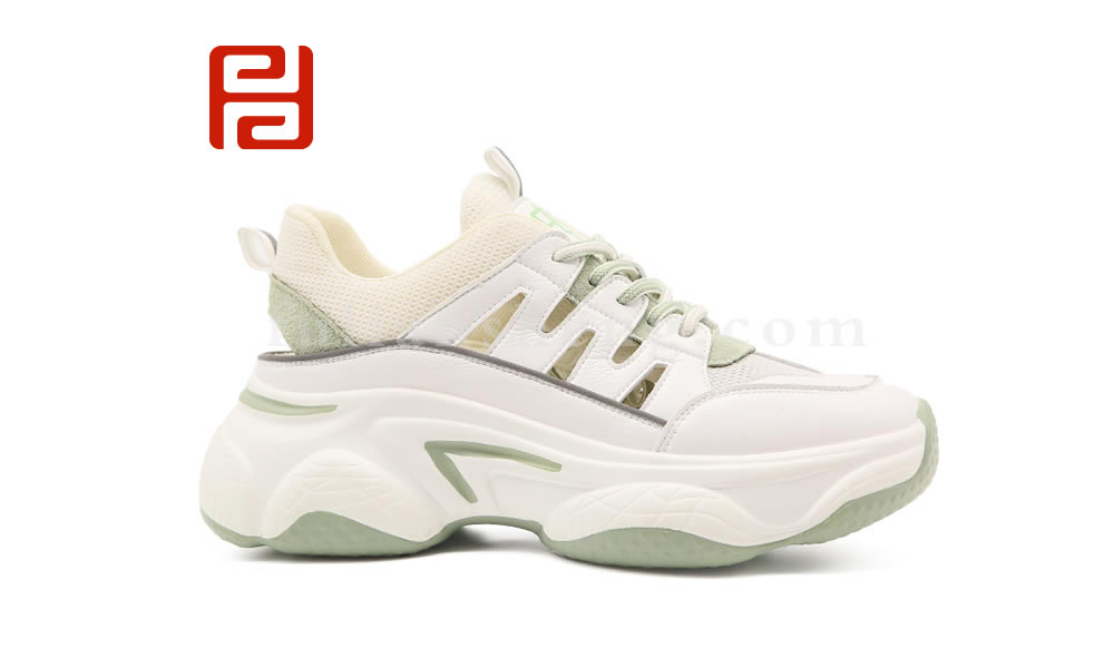 福連升休閑運(yùn)動女鞋時(shí)尚百搭透氣舒適潮鞋老爹鞋圖片