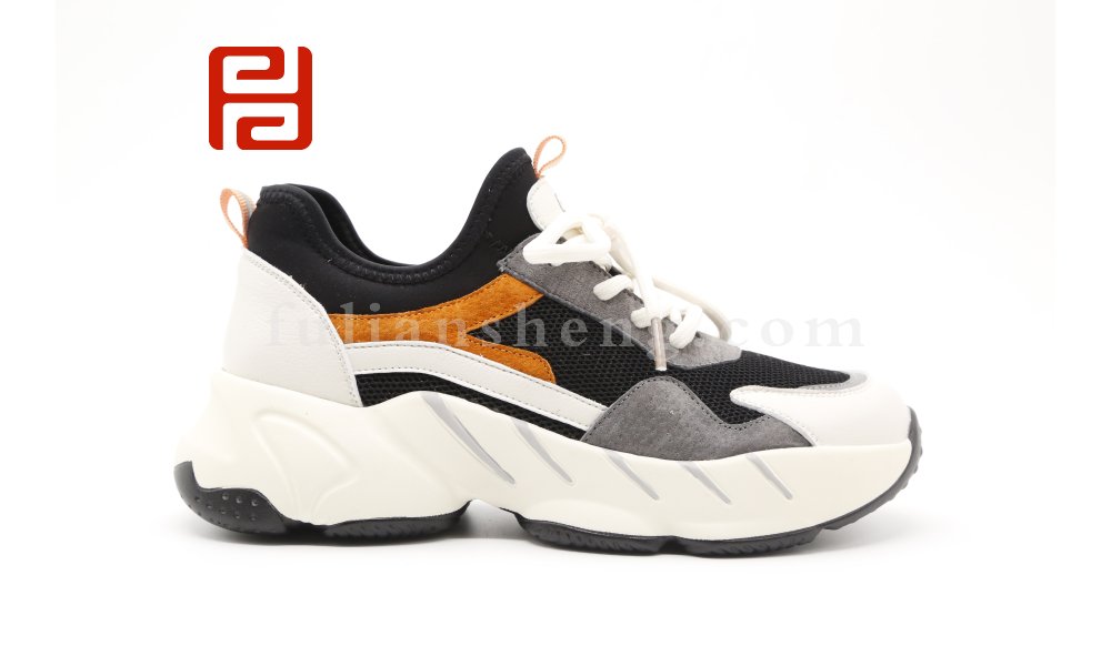 福連升男鞋運(yùn)動(dòng)鞋百搭厚底棉麻透氣舒適休閑鞋圖片