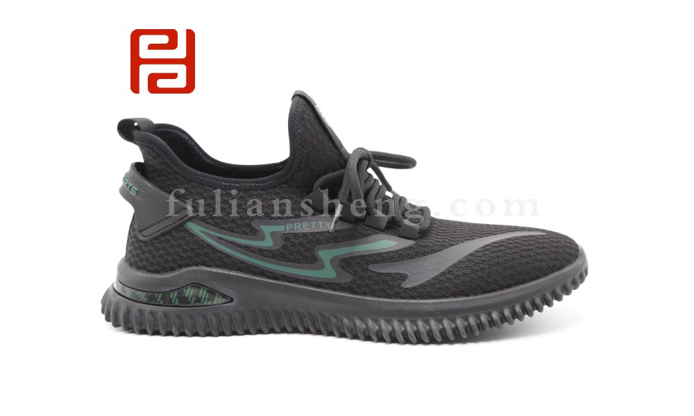 福連升2020冬季新款保暖飛織橡膠底時尚運(yùn)動鞋圖片