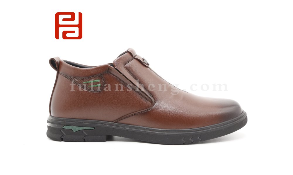 福連升2020冬季新款中年圓頭休閑商務(wù)上班工作鞋子職業(yè)裝男鞋圖片