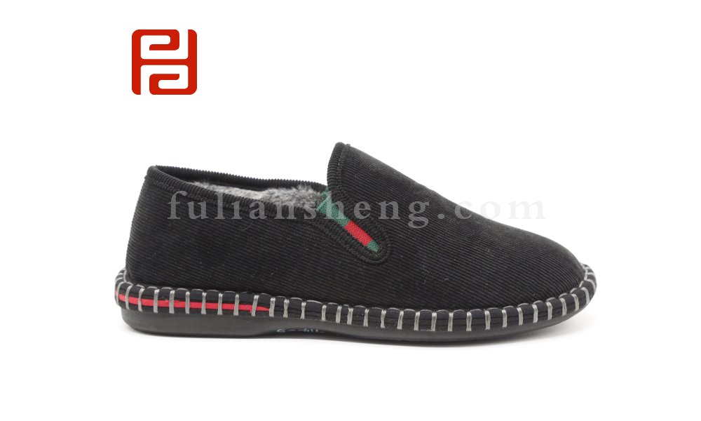 福連升老北京布鞋男精神小伙社會(huì)保暖中國(guó)風(fēng)一腳蹬休閑鞋圖片