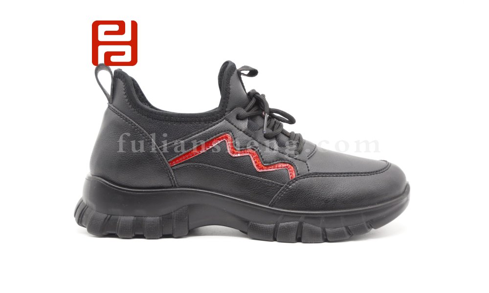 福連升2020冬季新款時尚流暢輕彈保暖隔寒保暖運動女鞋圖片