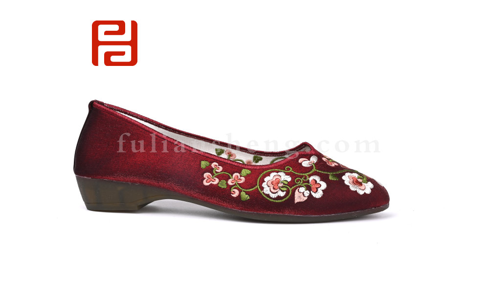 福連升春季女鞋漢唐風(fēng)韻漢舞鞋中國風(fēng)老北京布鞋