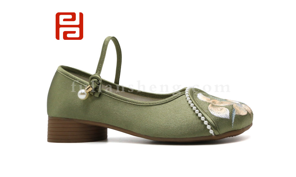 福連升夏季女鞋中國(guó)風(fēng)傳統(tǒng)民族風(fēng)漢唐風(fēng)韻舞蹈鞋鞋