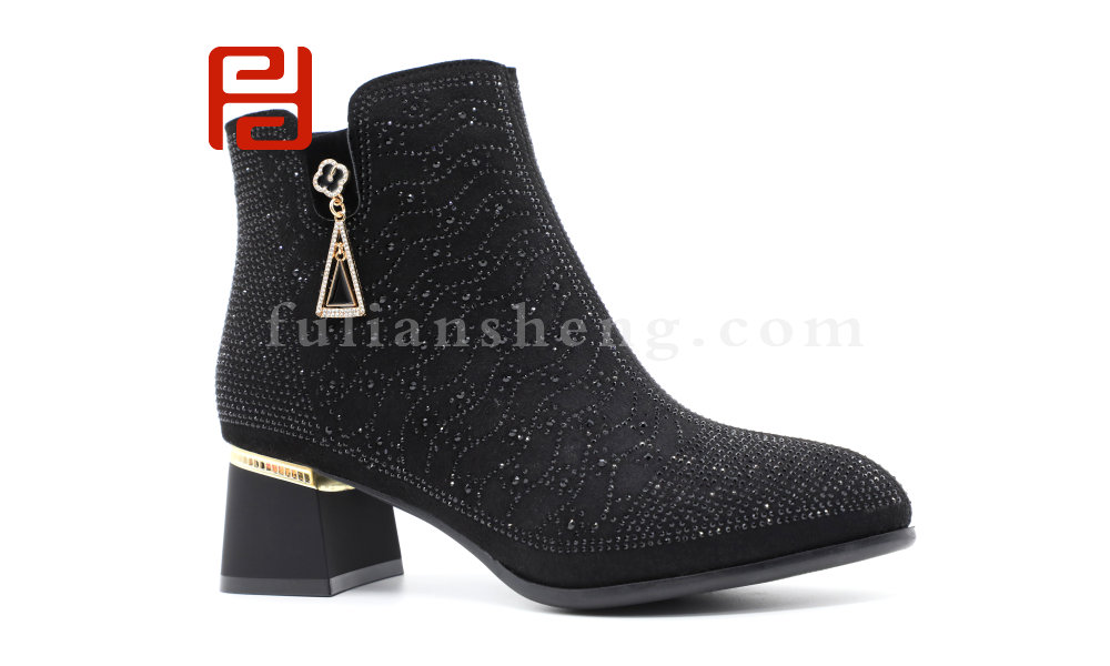 福連升冬季新款輕松工作女鞋魅力時裝時裝鞋