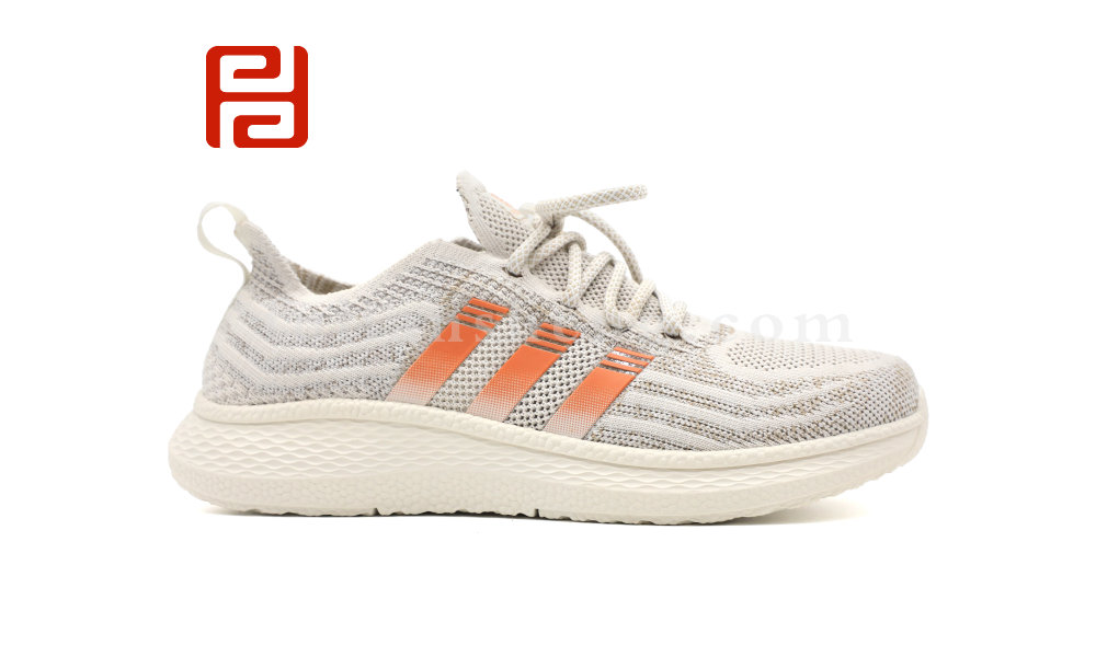 休閑運(yùn)動(dòng)男單鞋飛織面料3D緩震鞋墊