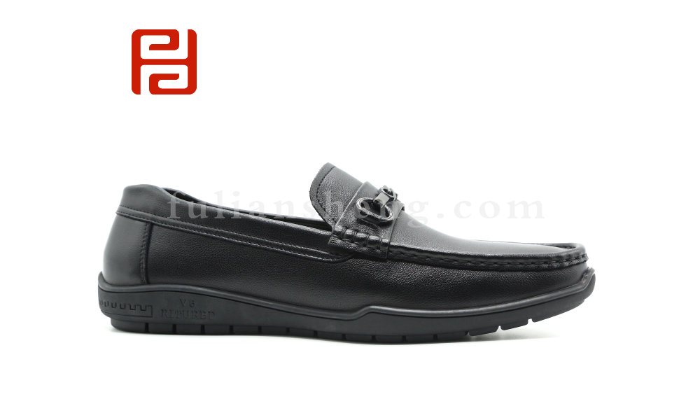 福連升春秋單鞋輕松工作男鞋商務(wù)休閑豆豆鞋