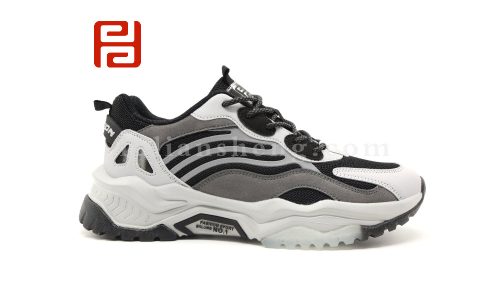 福連升男鞋春老爹鞋厚底增高鞋休閑運動鞋圖片