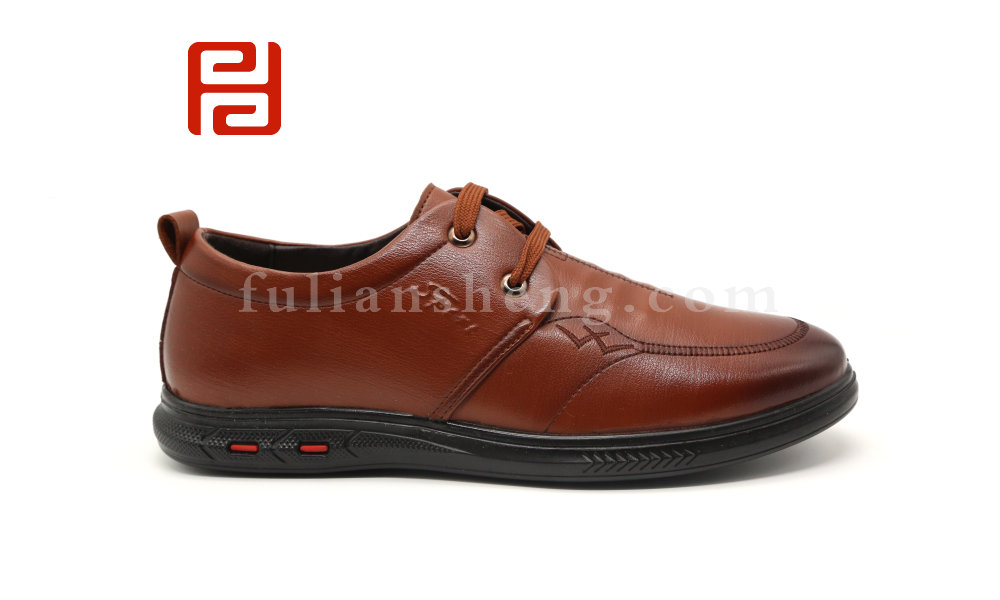 福連升休閑商務(wù)男鞋通勤正裝透氣舒適百搭英倫風工作鞋