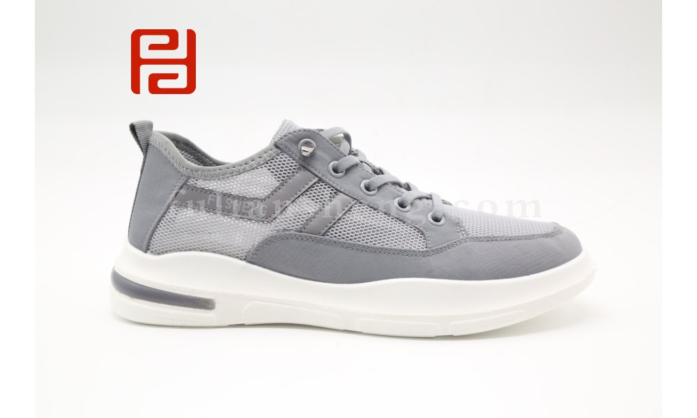 福連升夏季休閑板鞋網(wǎng)布舒適棉麻透氣系帶男鞋圖片