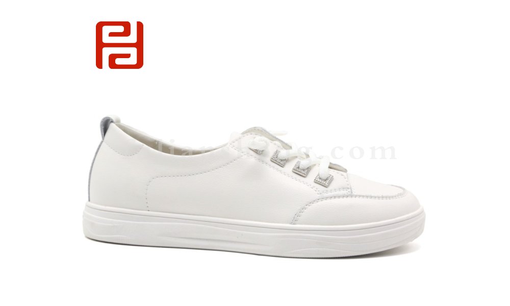 2021秋季新款百搭平底板鞋休閑舒適女單鞋圖片