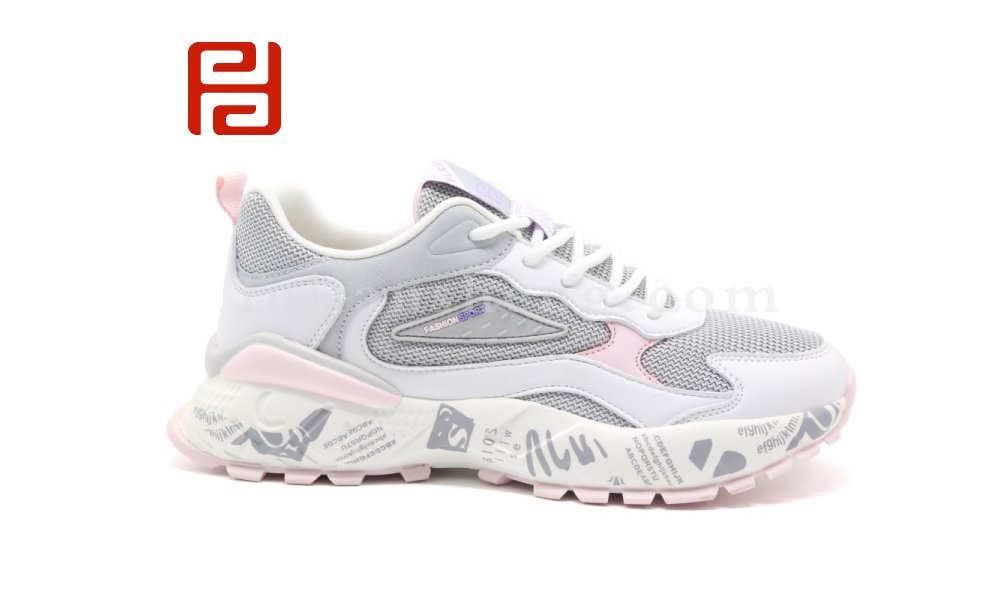 福連升秋季撞色輕便休閑運(yùn)動(dòng)女鞋透氣輕便單鞋圖片