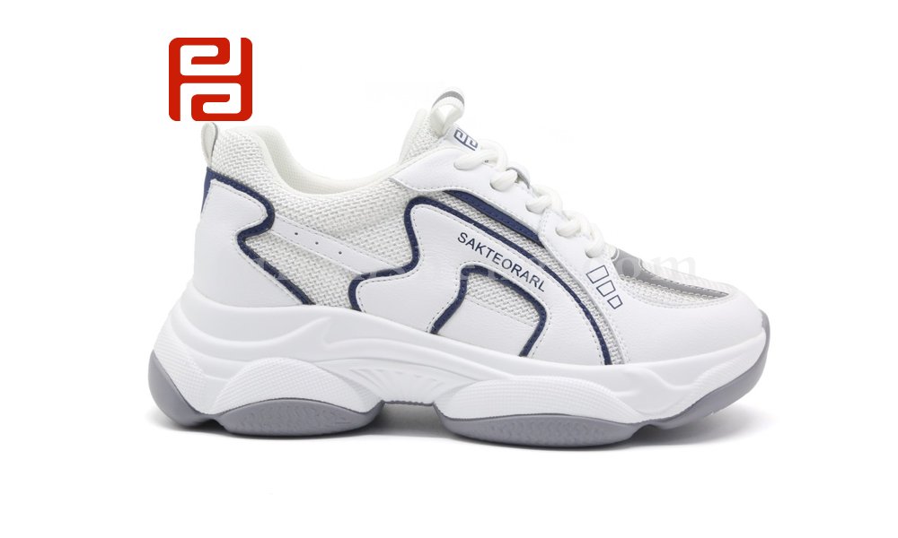 福連升秋季厚底內(nèi)增高休閑運(yùn)動(dòng)女鞋時(shí)尚運(yùn)動(dòng)老爹鞋圖片