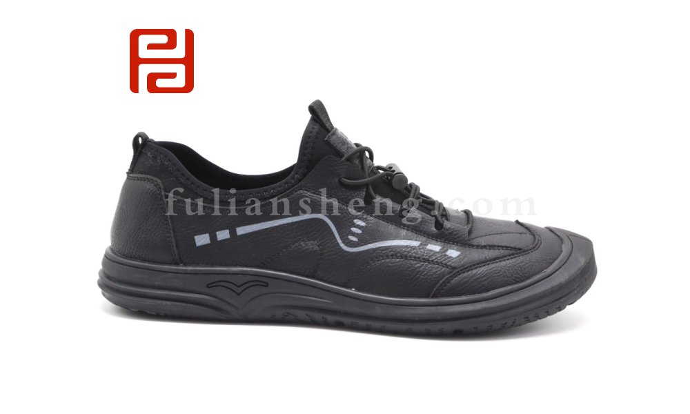 福連升2021秋季新款翻頭一腳蹬時(shí)尚休閑男鞋開(kāi)車鞋圖片