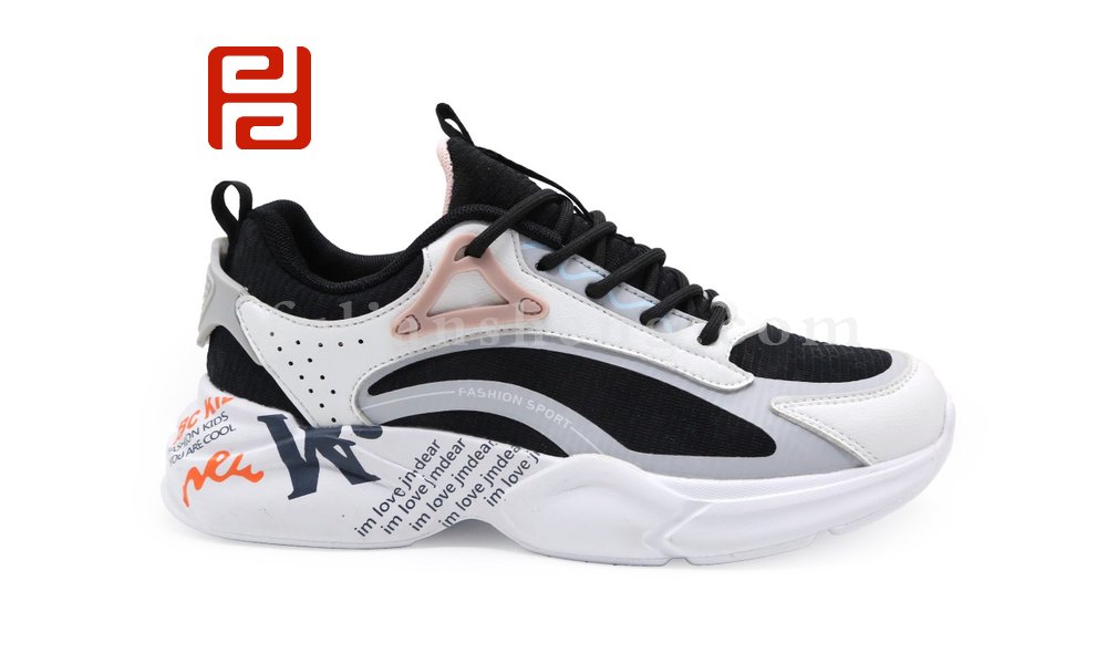 福連升休閑鞋2021秋季新款時(shí)尚運(yùn)動拼色透氣輕便女鞋圖片