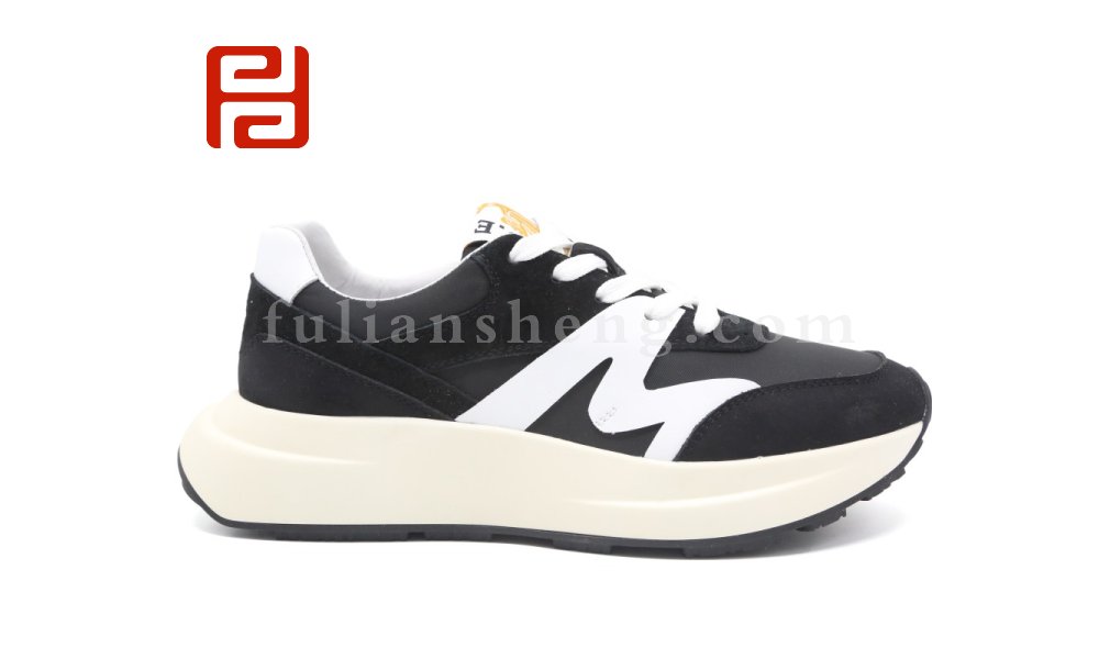 福連升休閑鞋秋季時(shí)尚運(yùn)動(dòng)阿甘鞋拼色復(fù)古女鞋