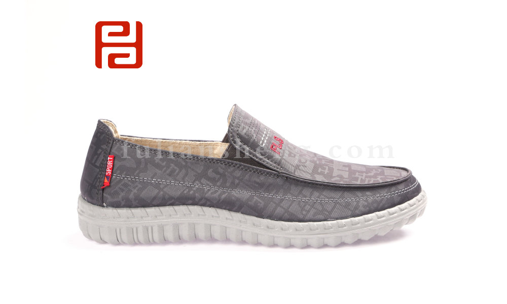 福連升春款男休閑透氣輕便單鞋一腳蹬男鞋(圖2)