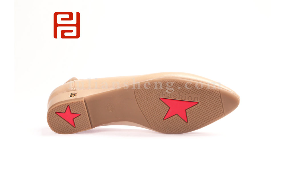 福連升休閑商務(wù)女鞋防水布鞋坡跟軟底工裝鞋20春(圖6)