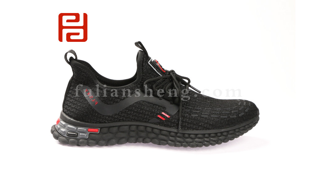 福連升春款男士透氣輕便防滑運動鞋棉麻內(nèi)里(圖2)