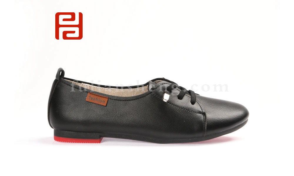 福連升2020春低跟時(shí)尚免洗薄底淺口女士單鞋(圖5)