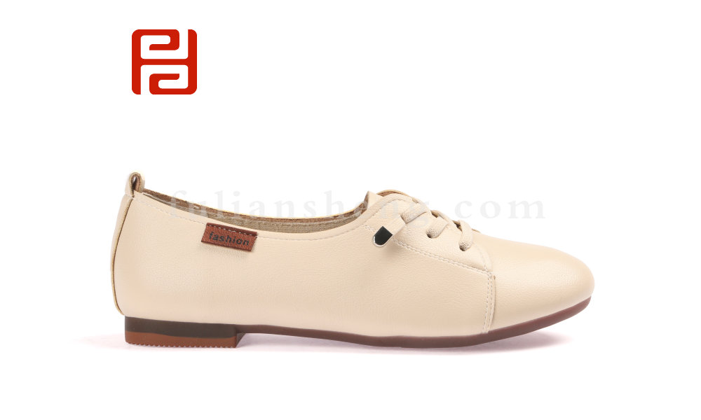 福連升2020春低跟時(shí)尚免洗薄底淺口女士單鞋(圖2)