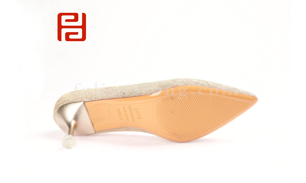 福連升尖頭細跟高跟女鞋 新娘鞋伴娘鞋工作單鞋(圖5)