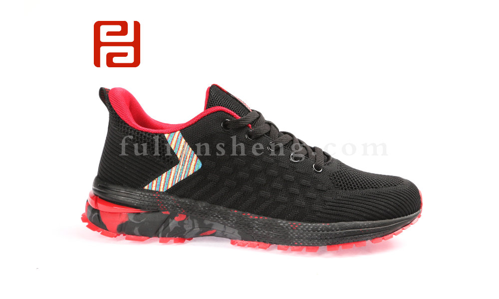 福連升春男士系帶飛織透氣運(yùn)動(dòng)馬拉松休閑鞋老北京布鞋(圖2)