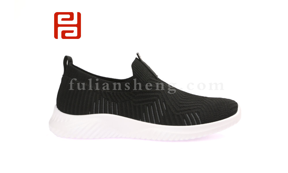 福連升男士透氣網(wǎng)面一腳蹬襪子鞋休閑單鞋運(yùn)動(dòng)鞋(圖4)