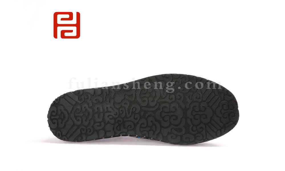 福連升中國(guó)風(fēng)老北京布鞋男繡花社會(huì)臉譜千層底軟底布鞋(圖3)