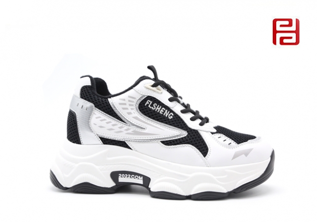 福連升休閑運(yùn)動(dòng)女鞋厚底增高保暖舒適鞋子