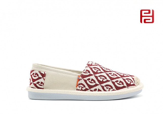 福連升秋季舒適休閑漁夫鞋女鞋帆布寫(xiě)輕便鞋底