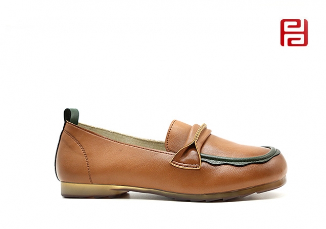 福連升春秋休閑單鞋舒適休閑手縫鞋女鞋