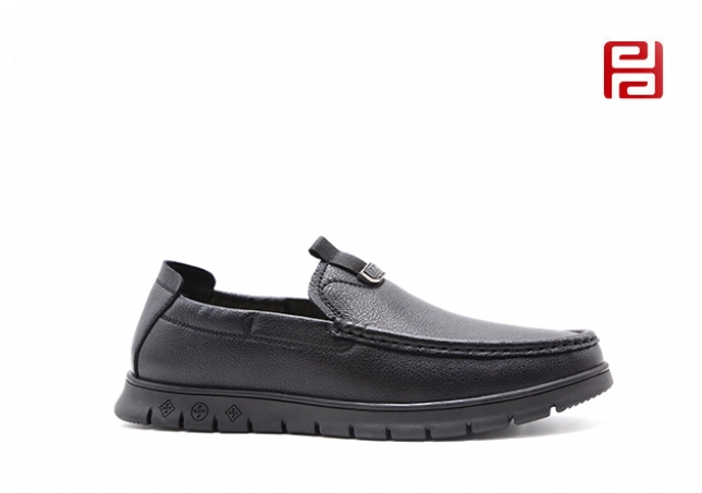 福連升秋季新款商務(wù)休閑豆豆鞋