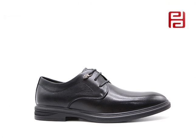 福連升春秋商務男鞋牛皮商務鞋男單鞋