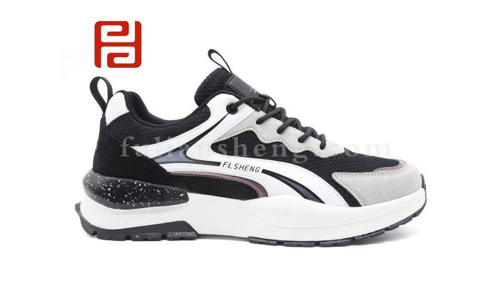 福連升春季新款時尚休閑運動男鞋透氣舒適鞋子