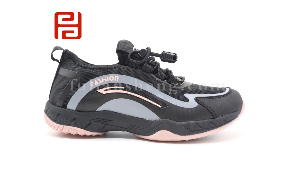 福連升春季新款網布透氣戶外漫步鞋旅游鞋拼色輕便女鞋